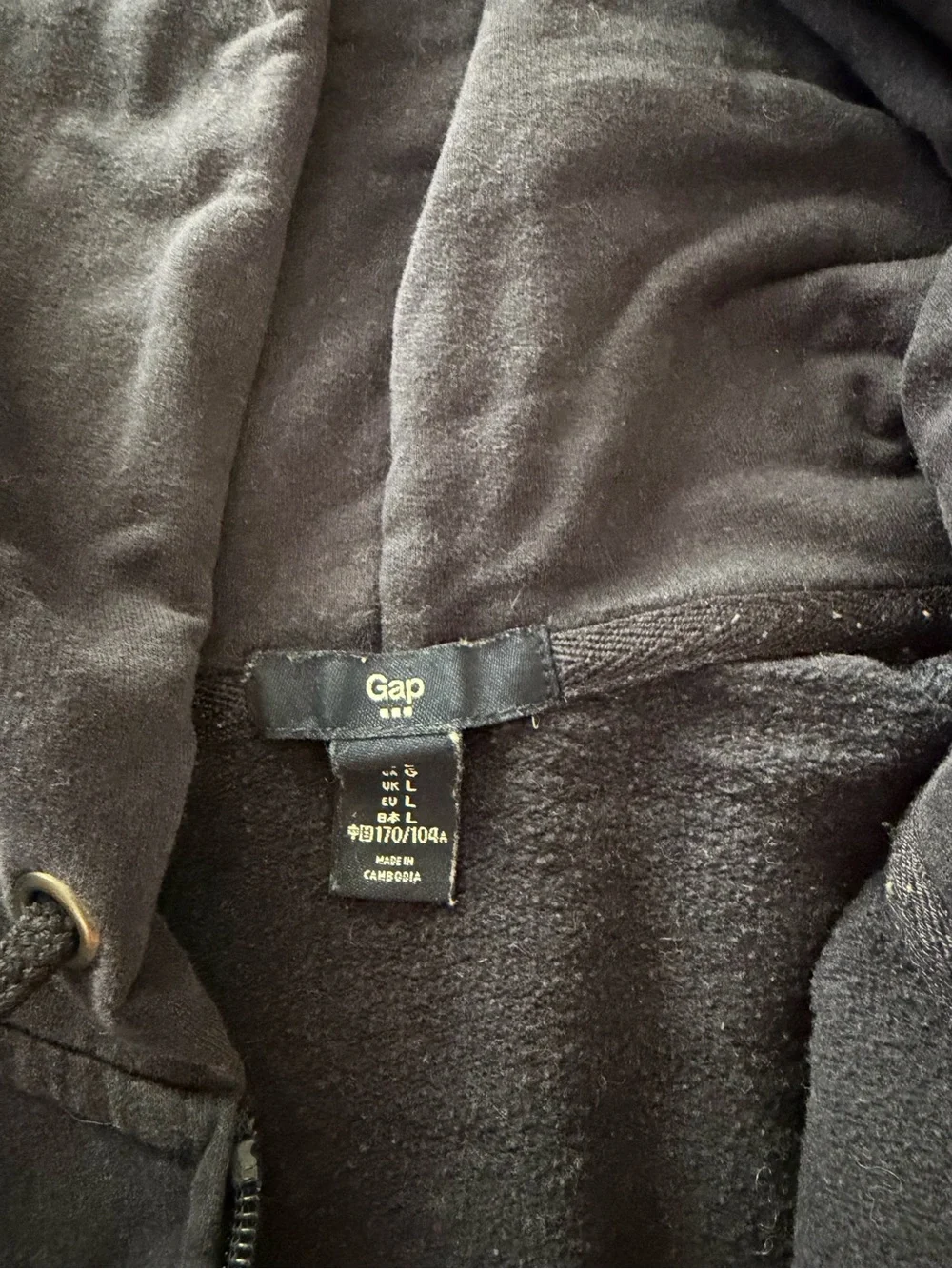 GAP Navy Full-Zip Hoodie